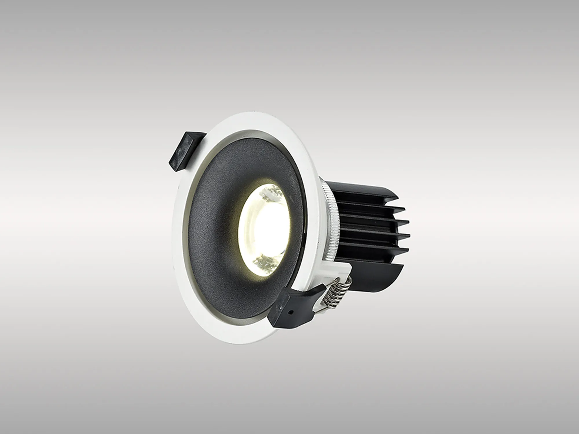 Bolor 9 Tridonic Powered 9W 3000K 840lm 24° CRI>90 LED Engine White/Black Fixed Recessed Spotlight, IP20